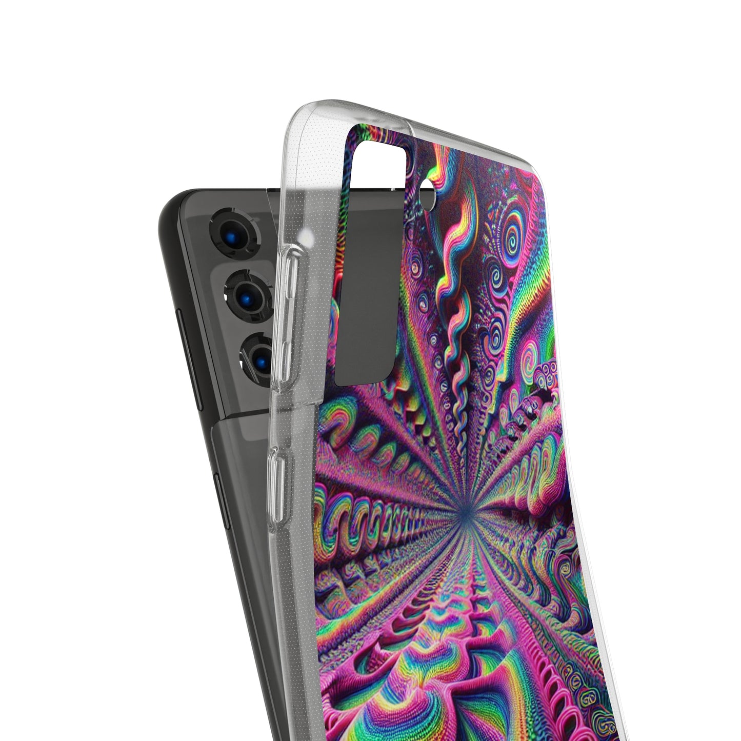 VibrancyInfiniteNeonacopia Infinity Patterns Art Polycarbonate Phone Case