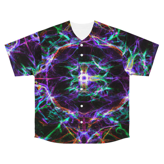 Vortex Horizons of Neon Splendor. Trippy Infinity Patterns Mens Jersey