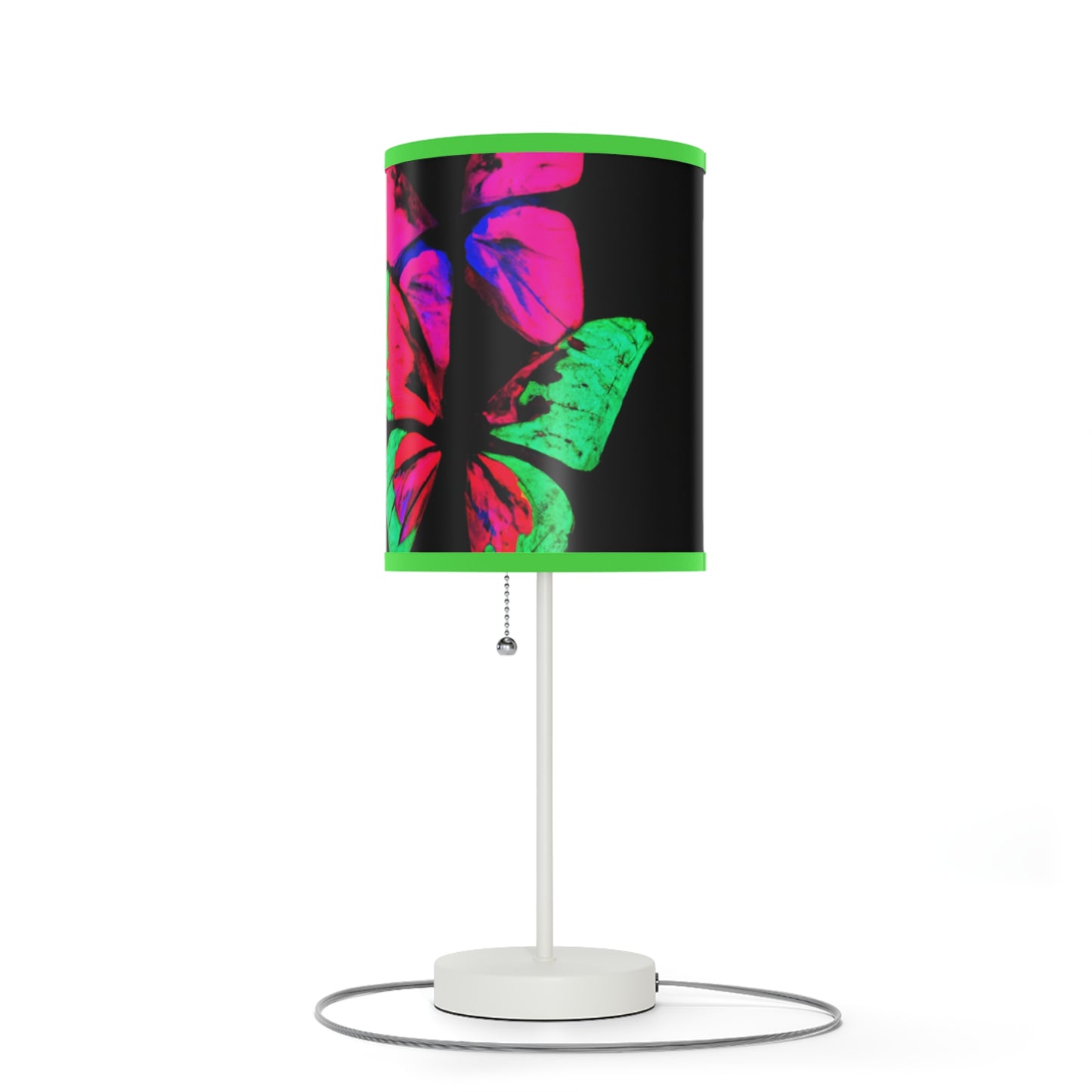 "Technicolor Dreamsitter" - NEON Butterflies Colored Lamp