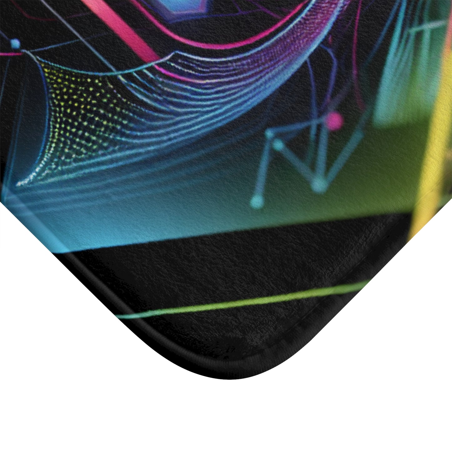 Felipe da Vinci - Trippy Infity Patterns Art Bath Mat