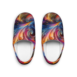 Hans van der Hooven - Trippy Infity Patterns Men's Indoor Slippers