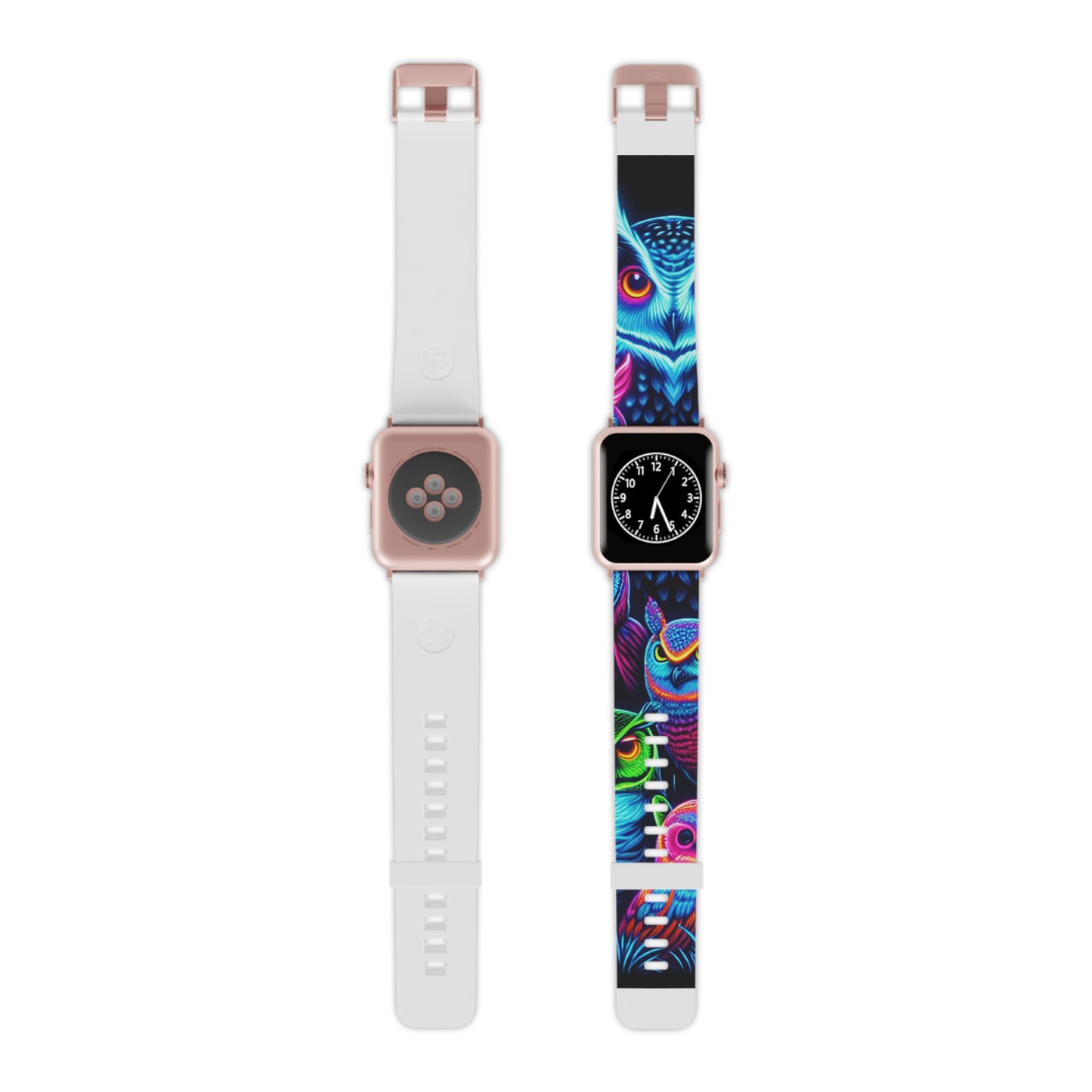 "Vivid Nocturnal Utopia" - NEON Owls Iwatch Band