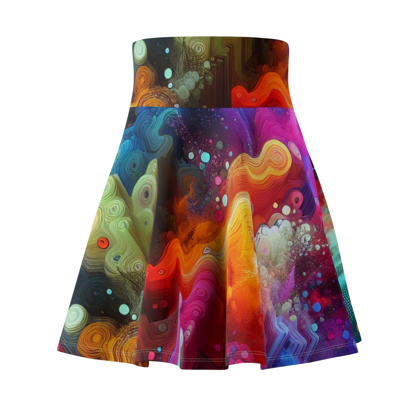 Giovanni da Verona - Trippy Infity Patterns Woman's Skater Skirt