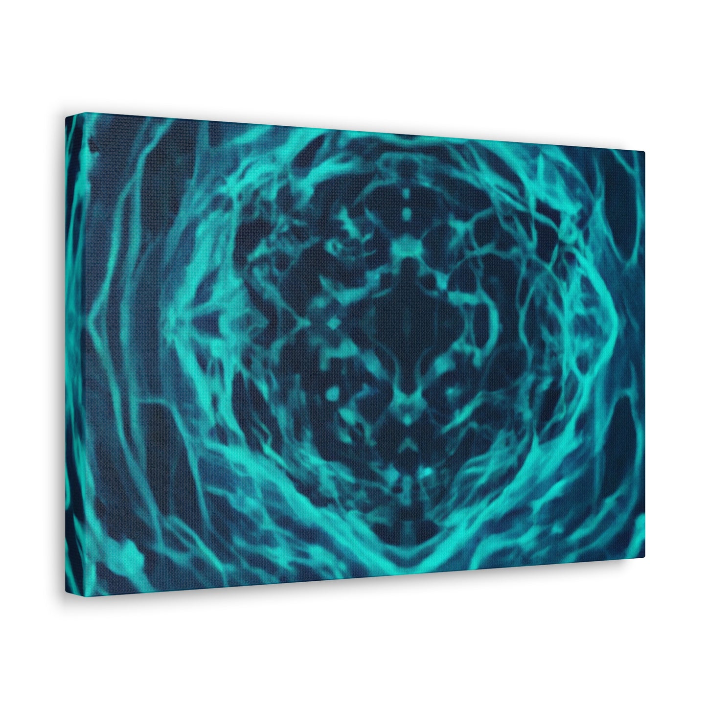 Neon Infinity Fractals. Trippy Infinity Patterns Art Canvas