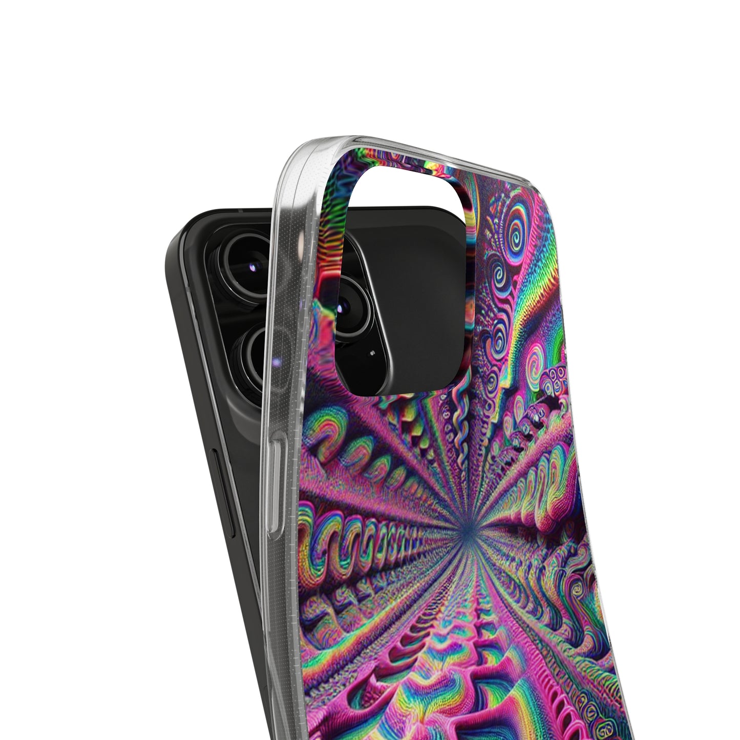 VibrancyInfiniteNeonacopia Infinity Patterns Art Polycarbonate Phone Case