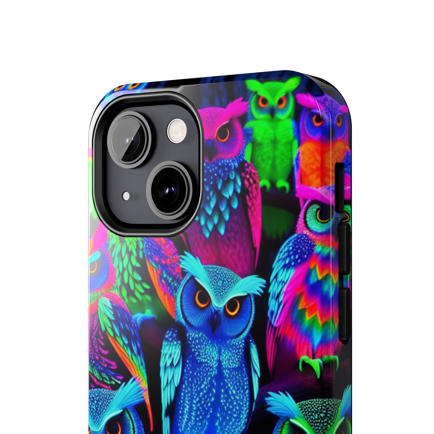 Neon Luminance Owls NEON Owls Tough Phone Case