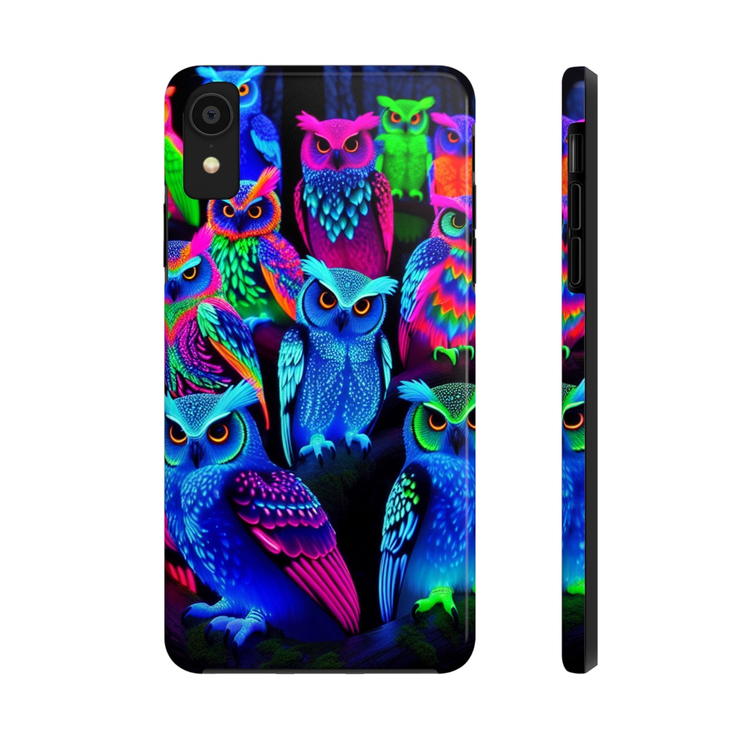 Neon Luminance Owls NEON Owls Tough Phone Case