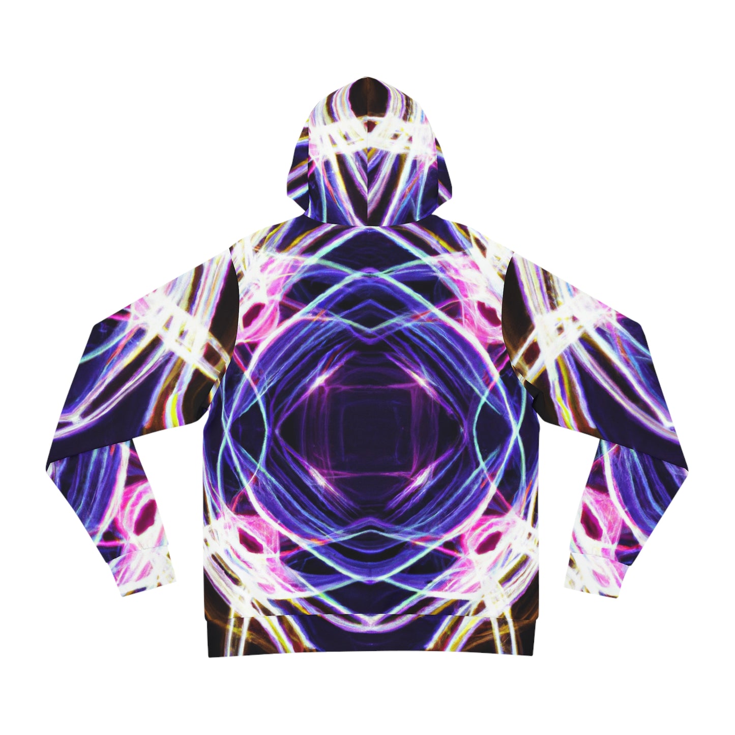 Neon Mystique of Infinity. -Trippy Infinity Patterns AOP Hoodie