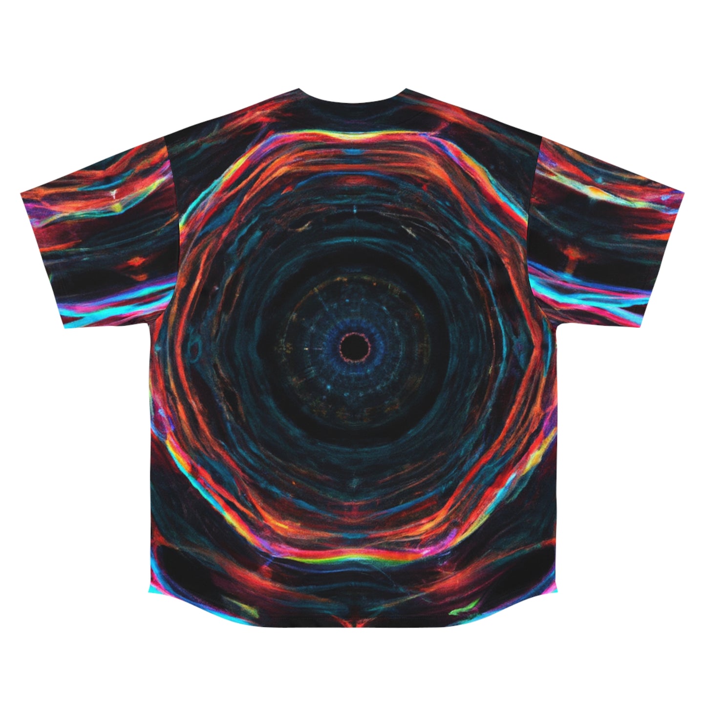 Neon Infinity Luminescence. Trippy Infinity Patterns Mens Jersey
