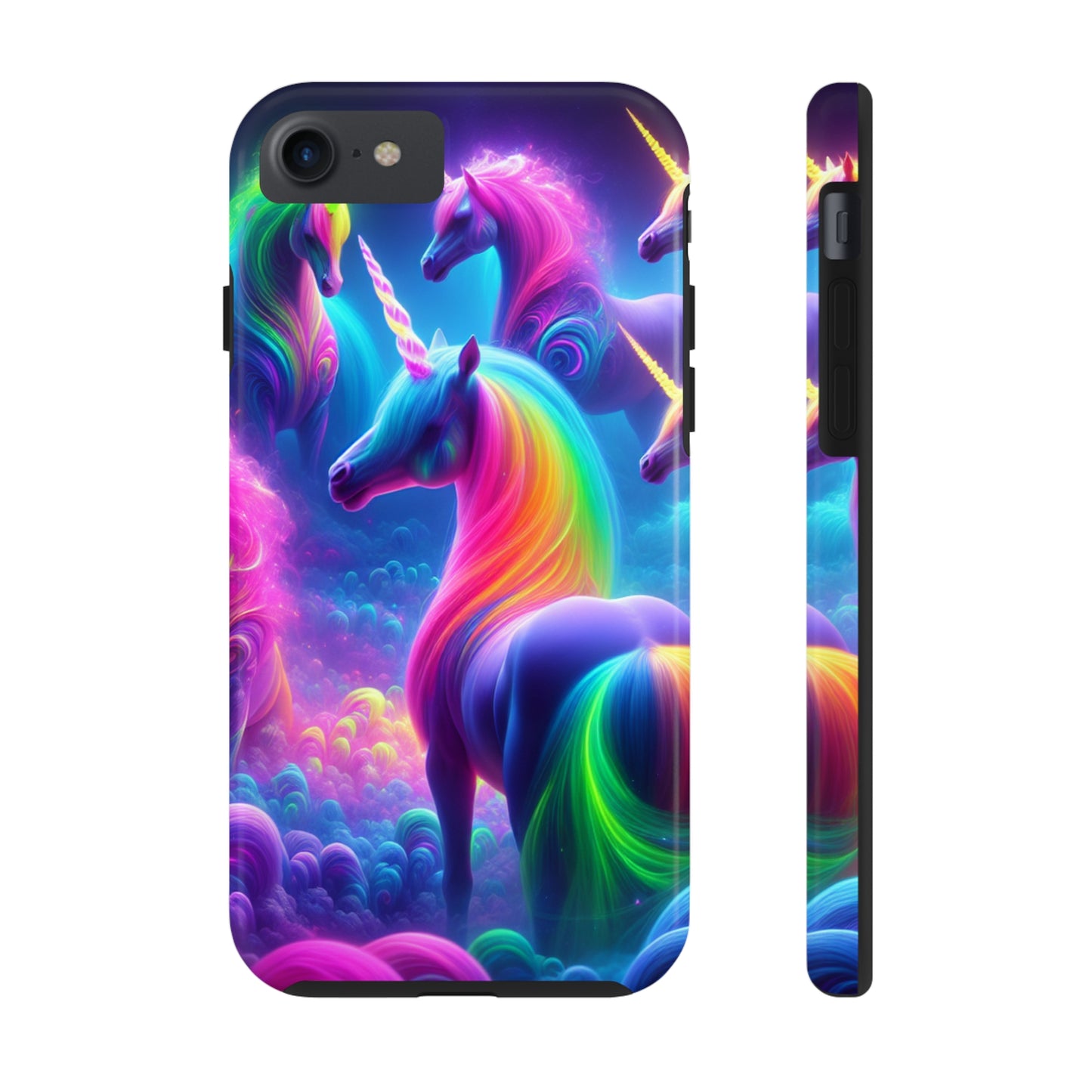 "Dreamworld Enchantment" NEON Unicorns Tough Phone Case