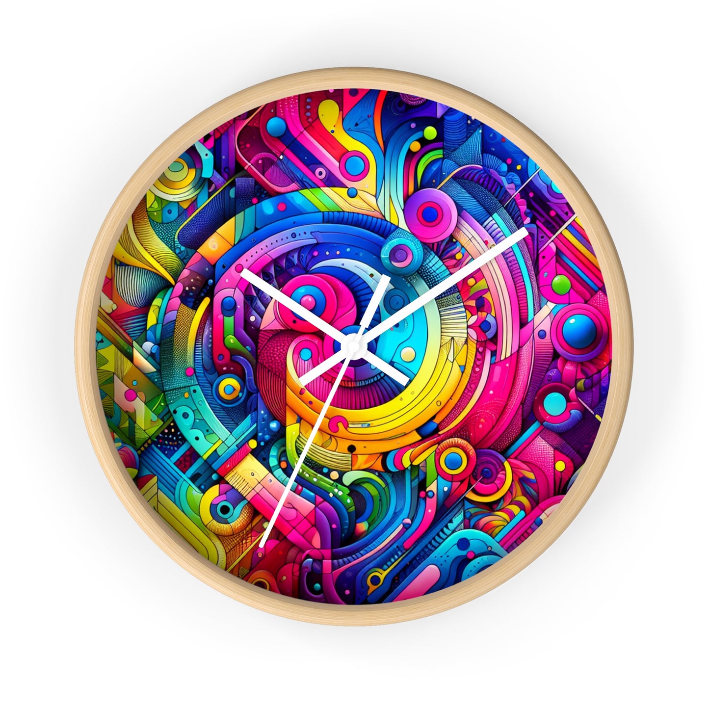 Giovanni Bonatti - Trippy Infinity Patterns Wall Clock