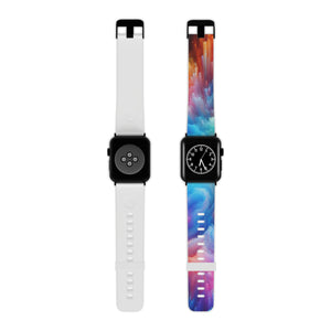 Neon Visionscapes - Trippy Infinity Patterns Iwatch Band