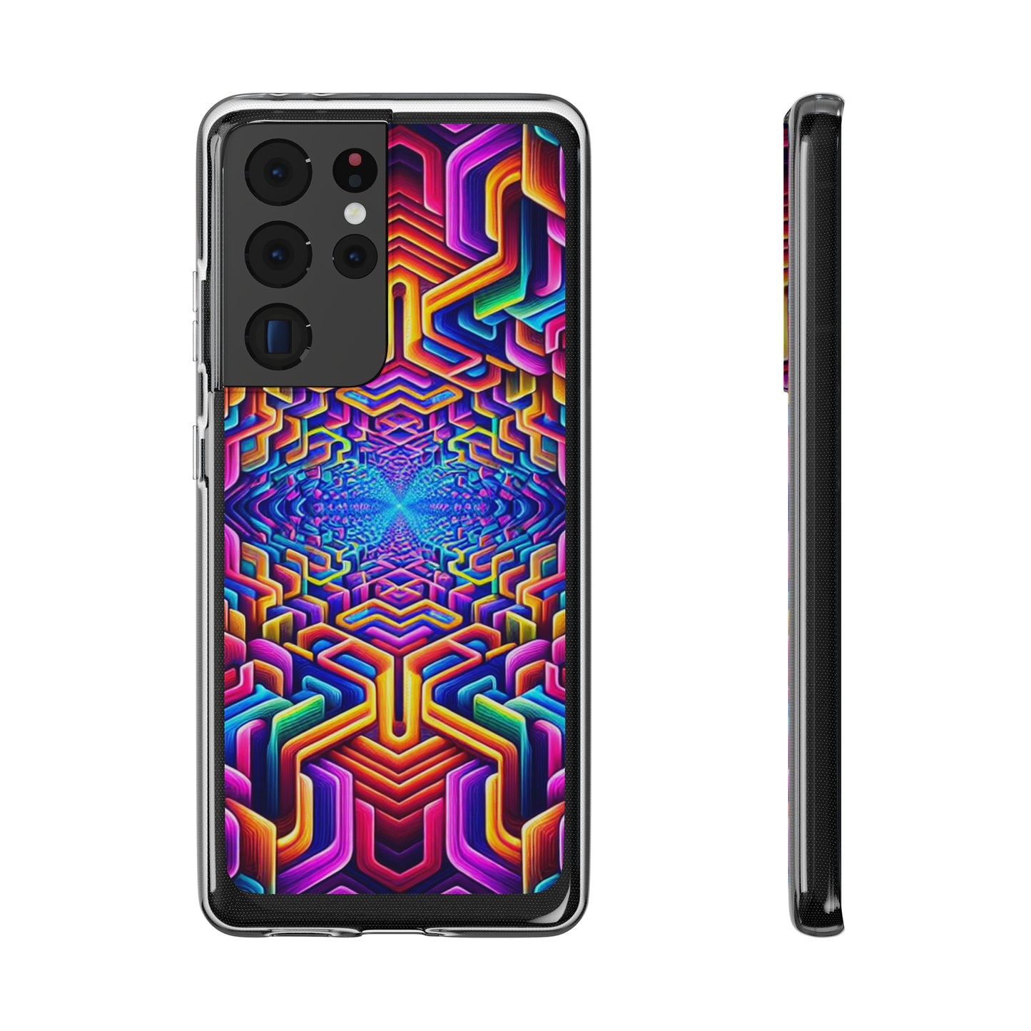Vibrant Trippin' Infinity Infinity Patterns Art Polycarbonate Phone Case