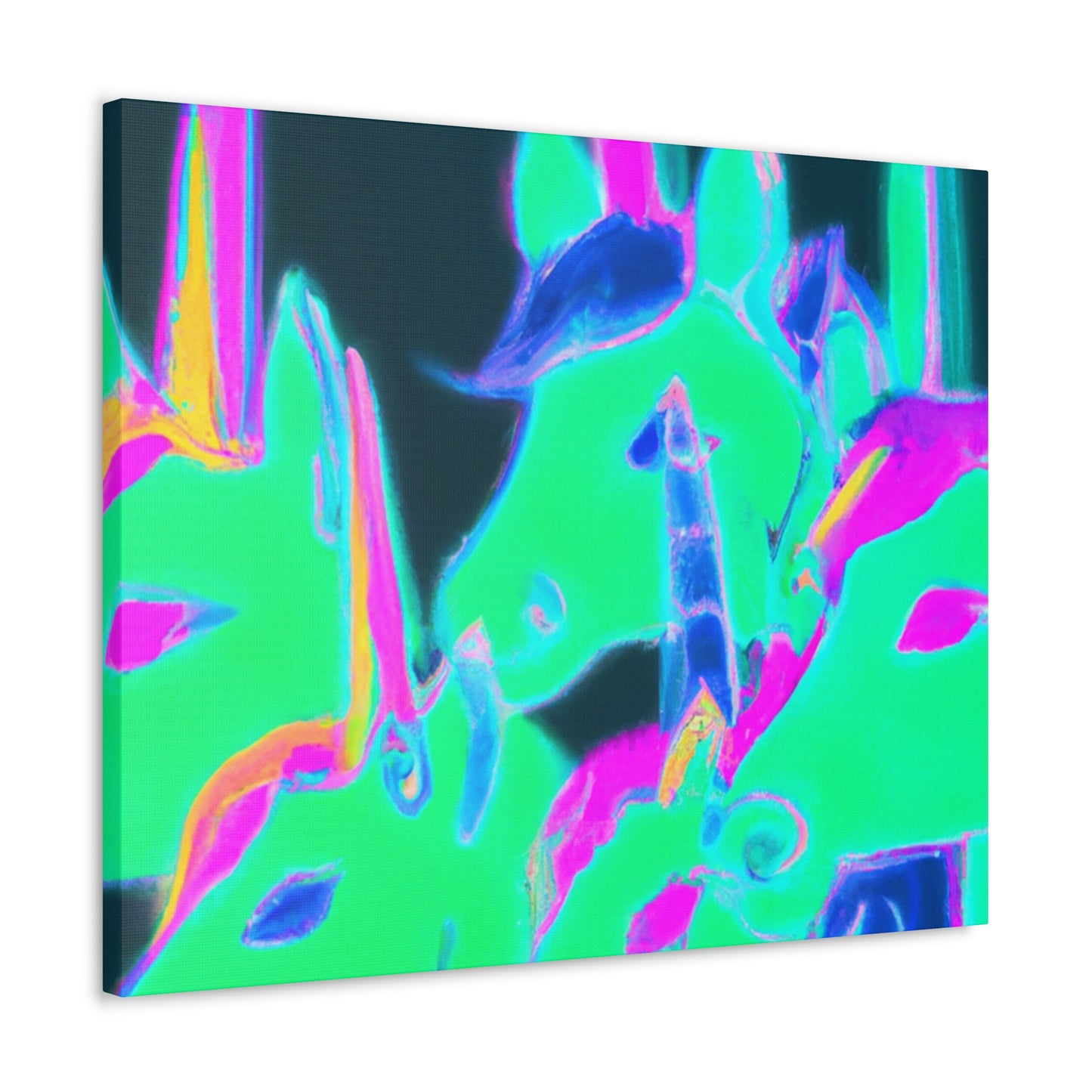 "Radiate Unicorns" NEON Unicorns Art Canvas