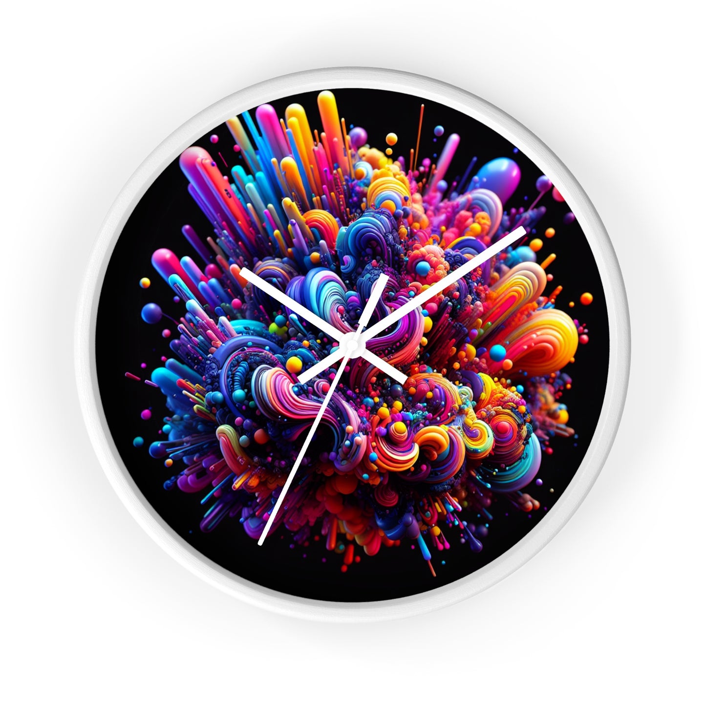 Eulalia Donatti - Trippy Infinity Patterns Wall Clock