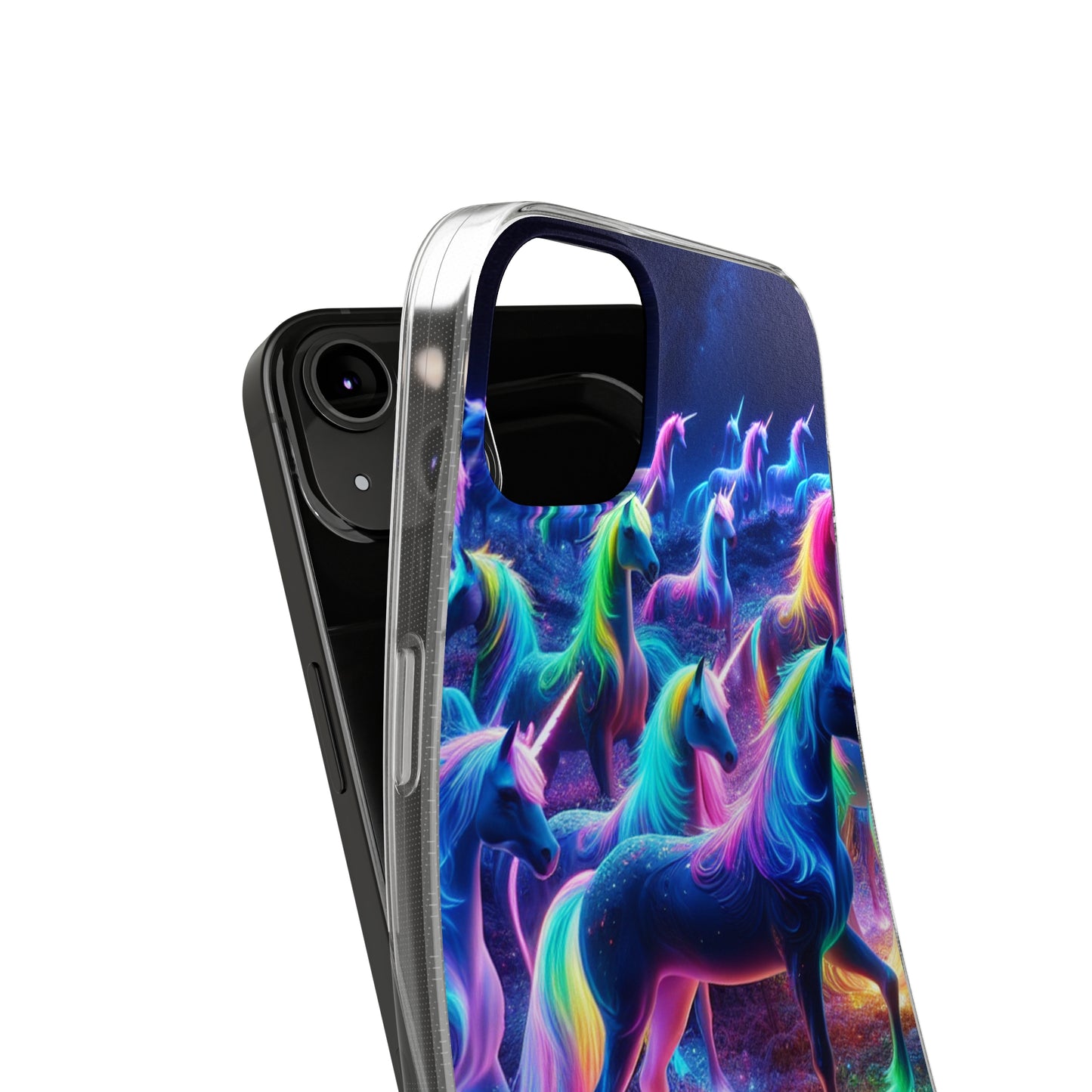 Neon Unicorn Spectacle. NEON Unicorns Art Polycarbonate Phone Case Samsung Galaxy s21 s22 Google Pixel 6 Iphone 11 12 13 14 Pro Max Mini Plus