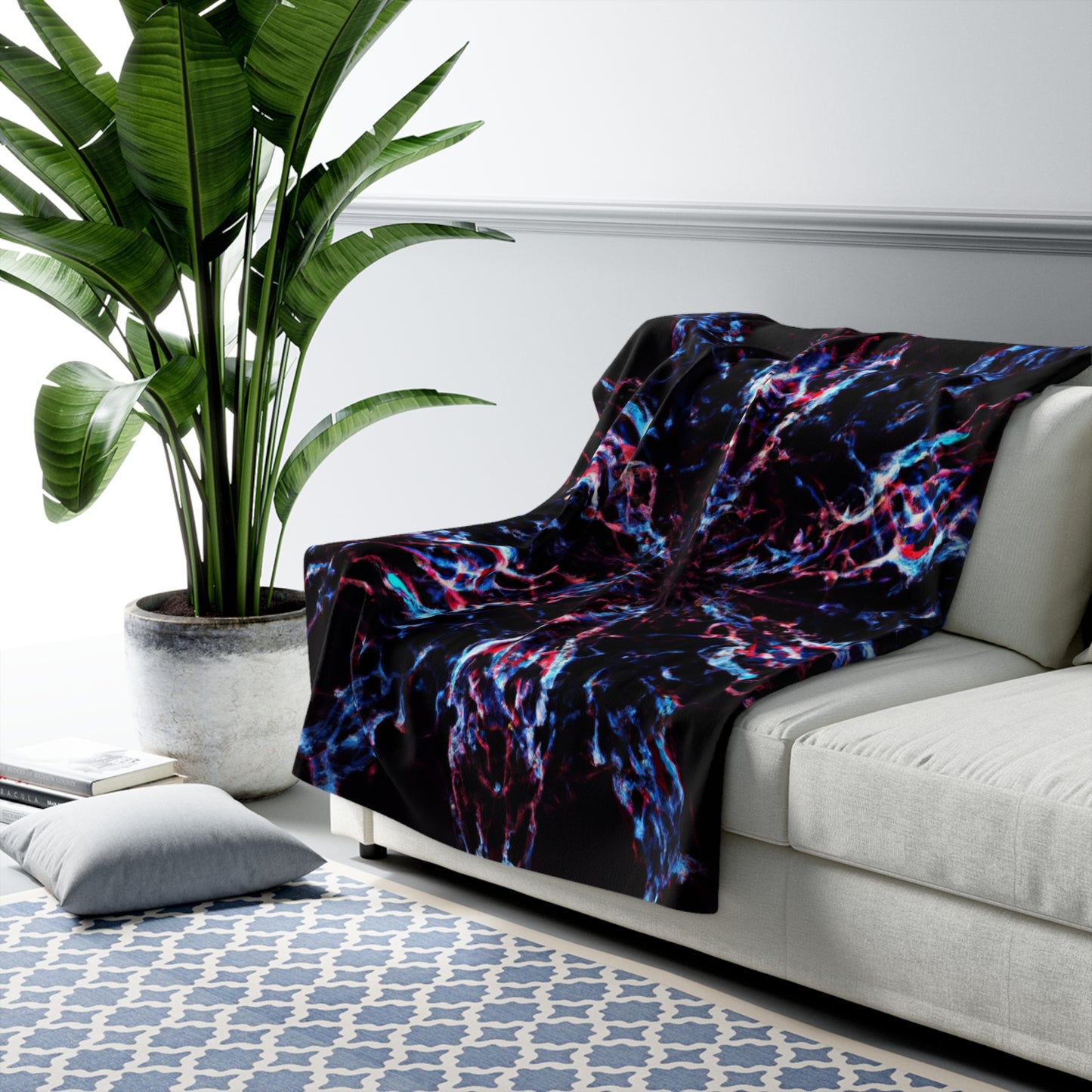 Giovanni Verducci - Trippy Infinity Patterns Sherpa Blanket