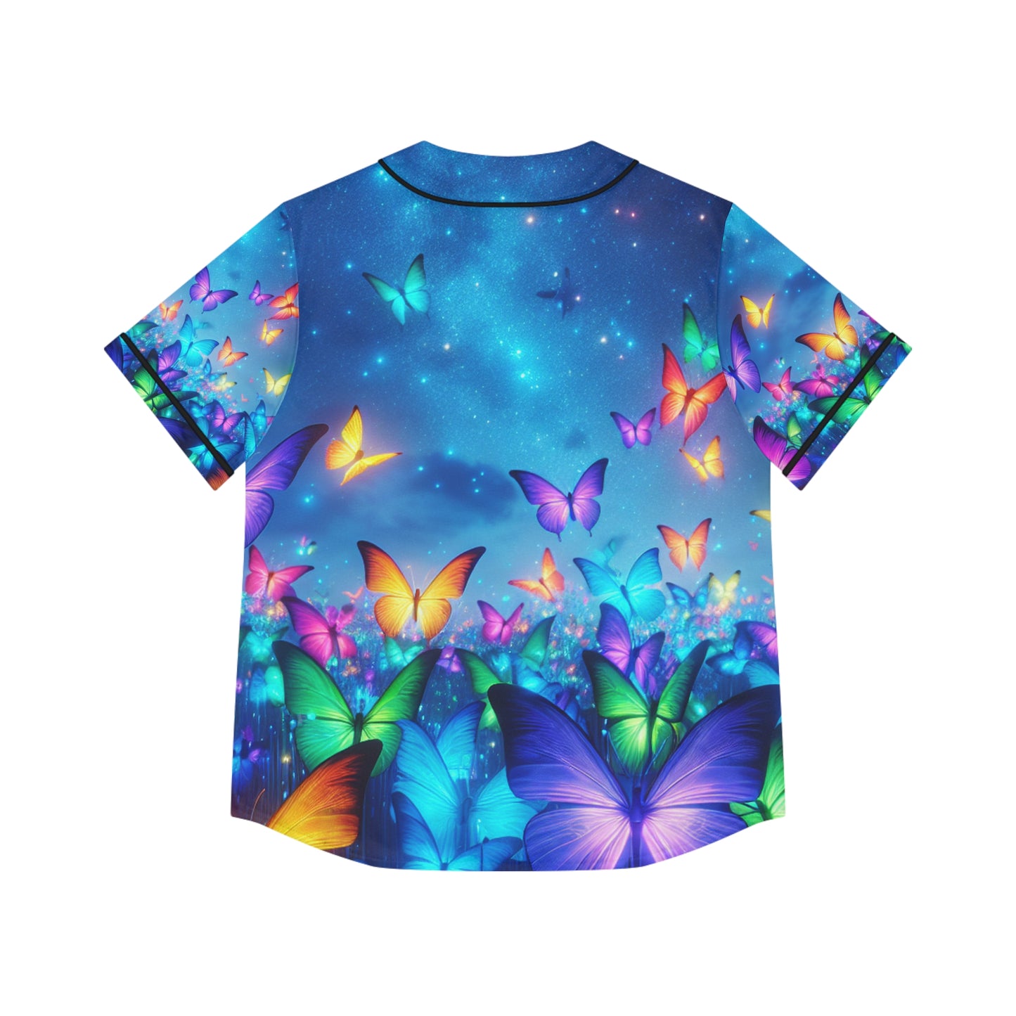 "Electric Butterflies" Neon Butterflies Womans Jersey