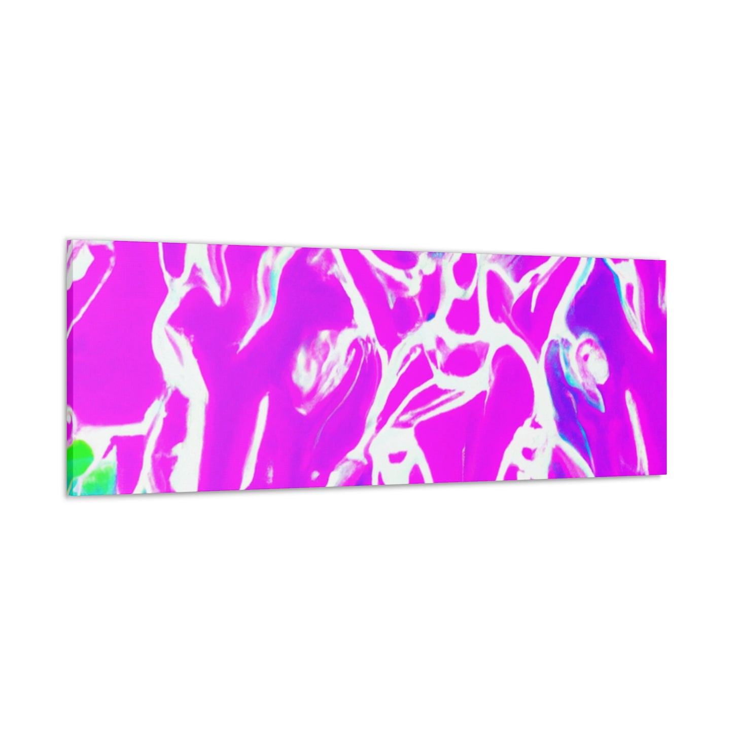 Neon Splendor Unicorns. NEON Unicorns Art Canvas