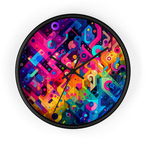 Jacopo di Gioioso - Trippy Infinity Patterns Wall Clock