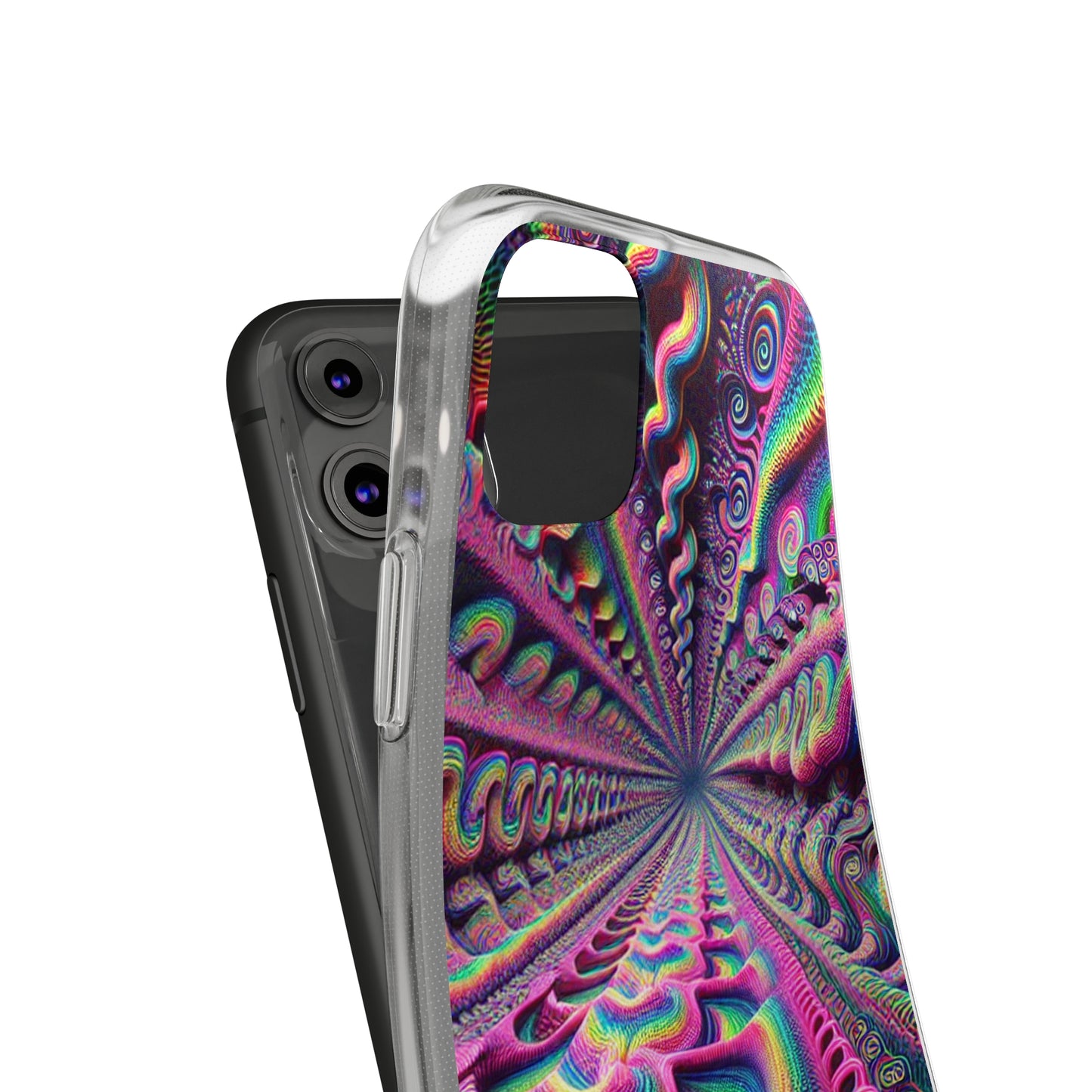VibrancyInfiniteNeonacopia Infinity Patterns Art Polycarbonate Phone Case