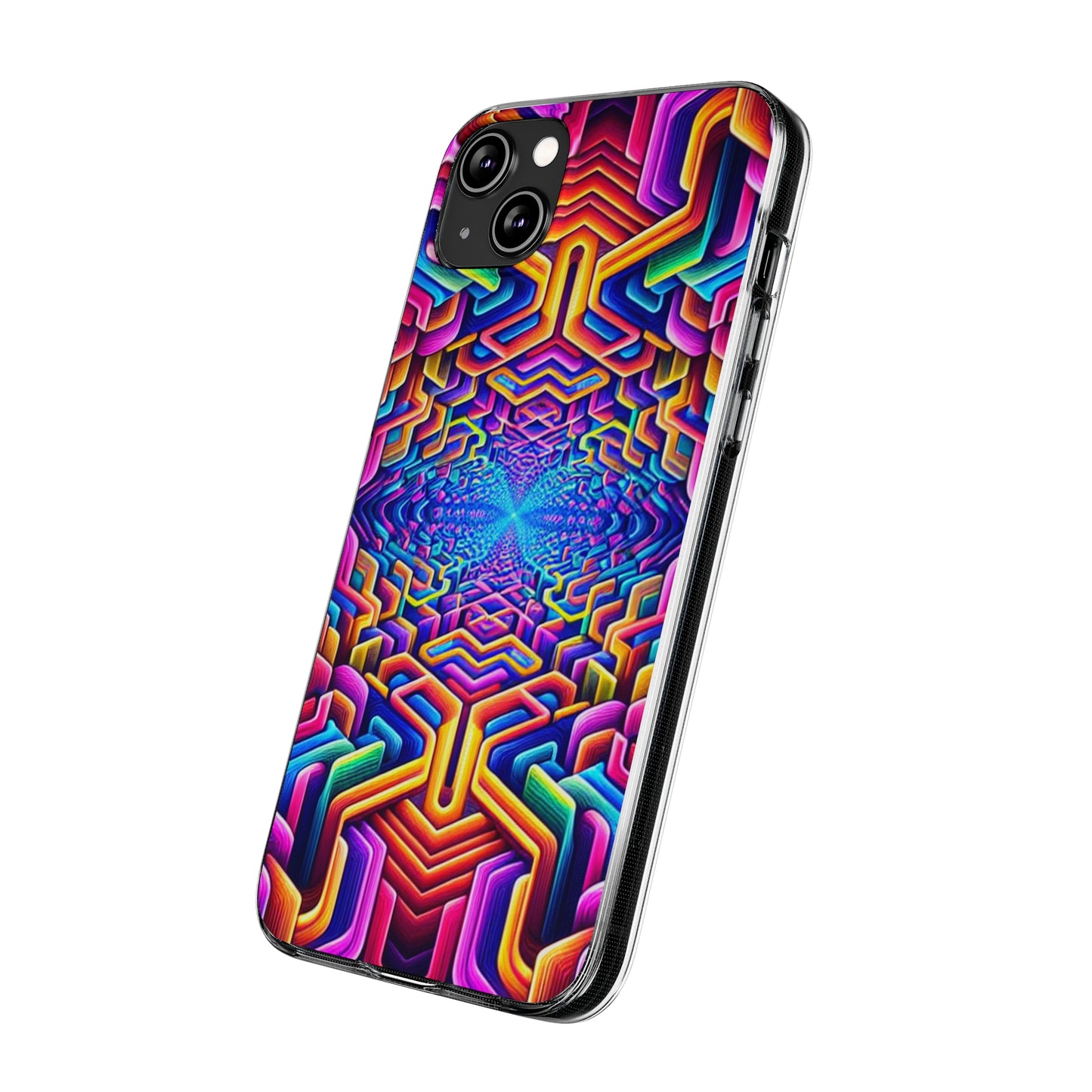 Vibrant Trippin' Infinity Infinity Patterns Art Polycarbonate Phone Case