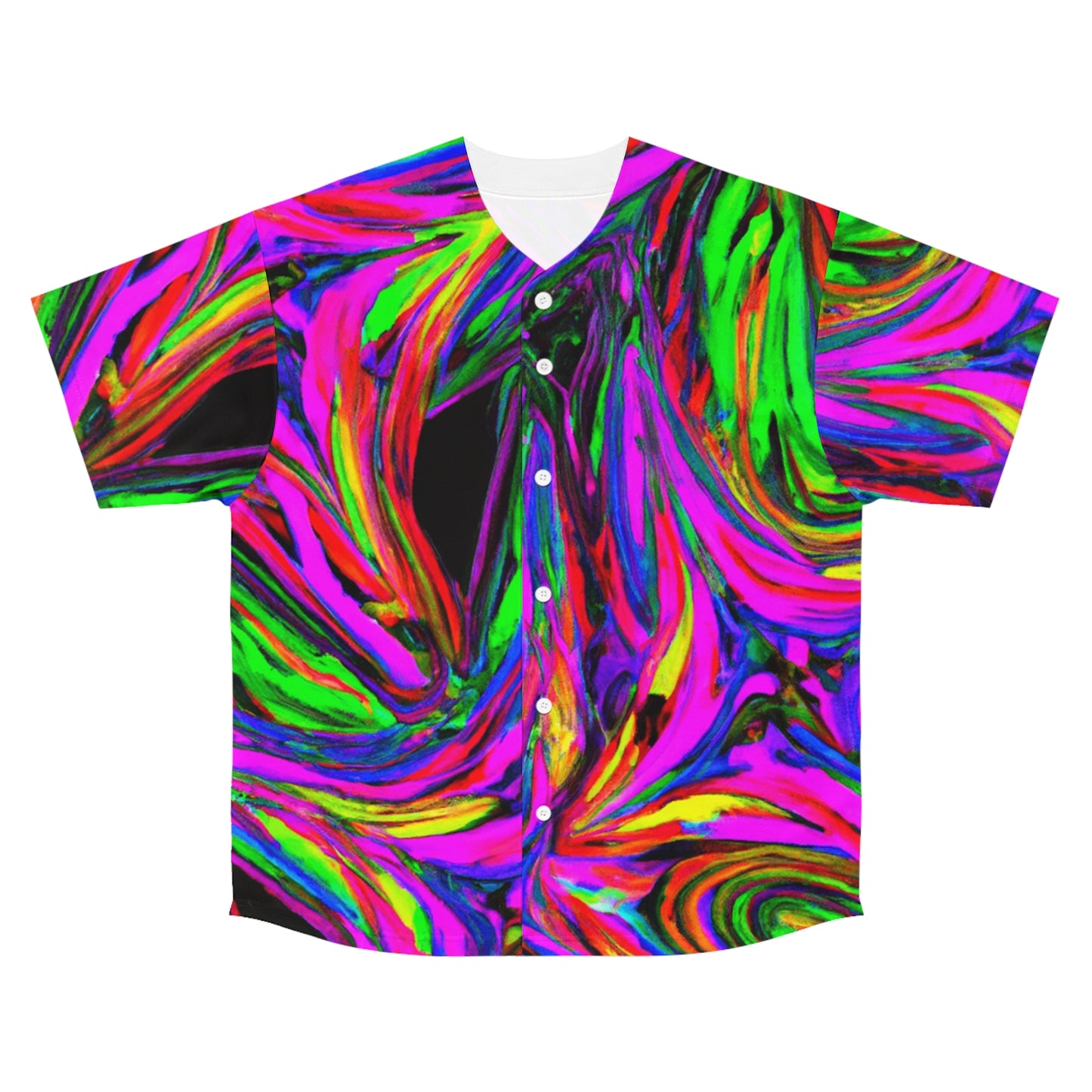 Neon Infinity Whirlpools Trippy Infinity Patterns Mens Jersey