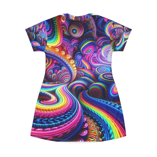 UberPlex Infinity Swirls. Infinity Patterns Womans T Shirt Dress