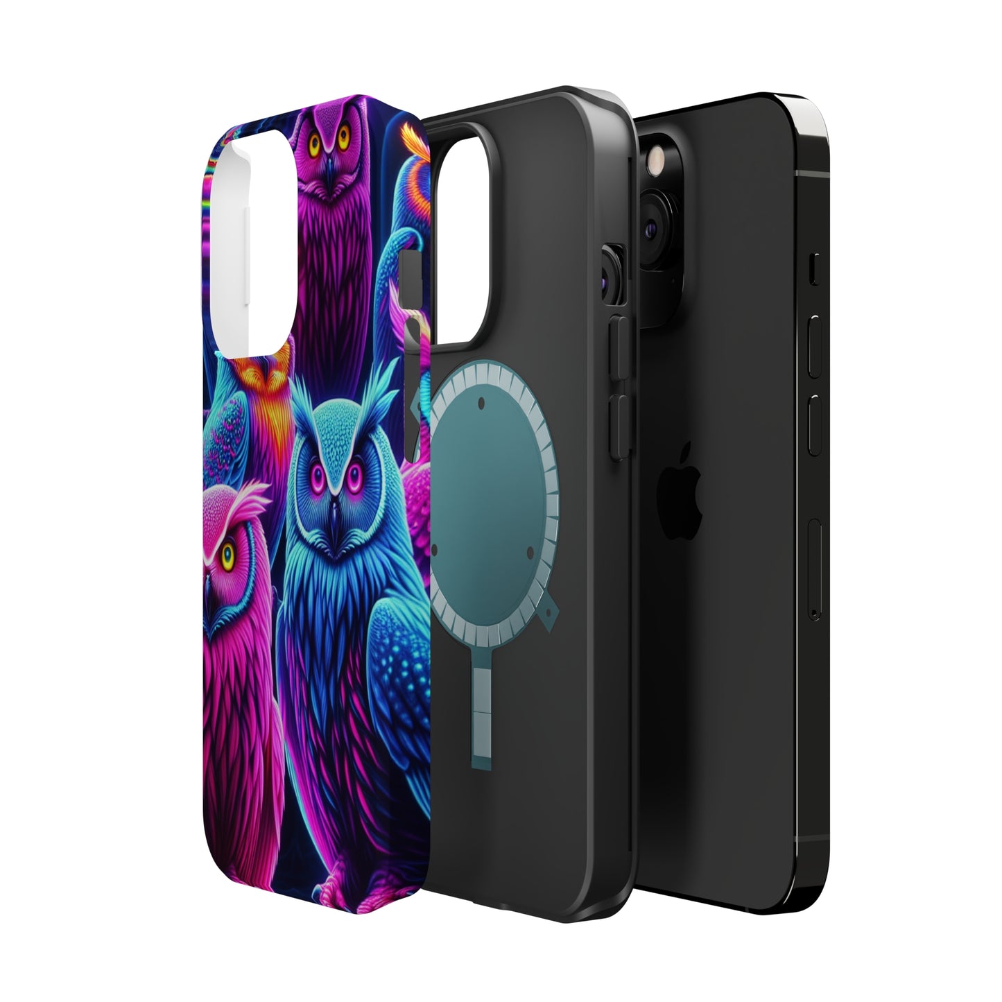 Neon Owl skylight. Neon Owls Premium Art Magsafe Magnet Tough IPhone 13 14 15 Pro Plus Max and Mini in Matte and Glossy Phone cases