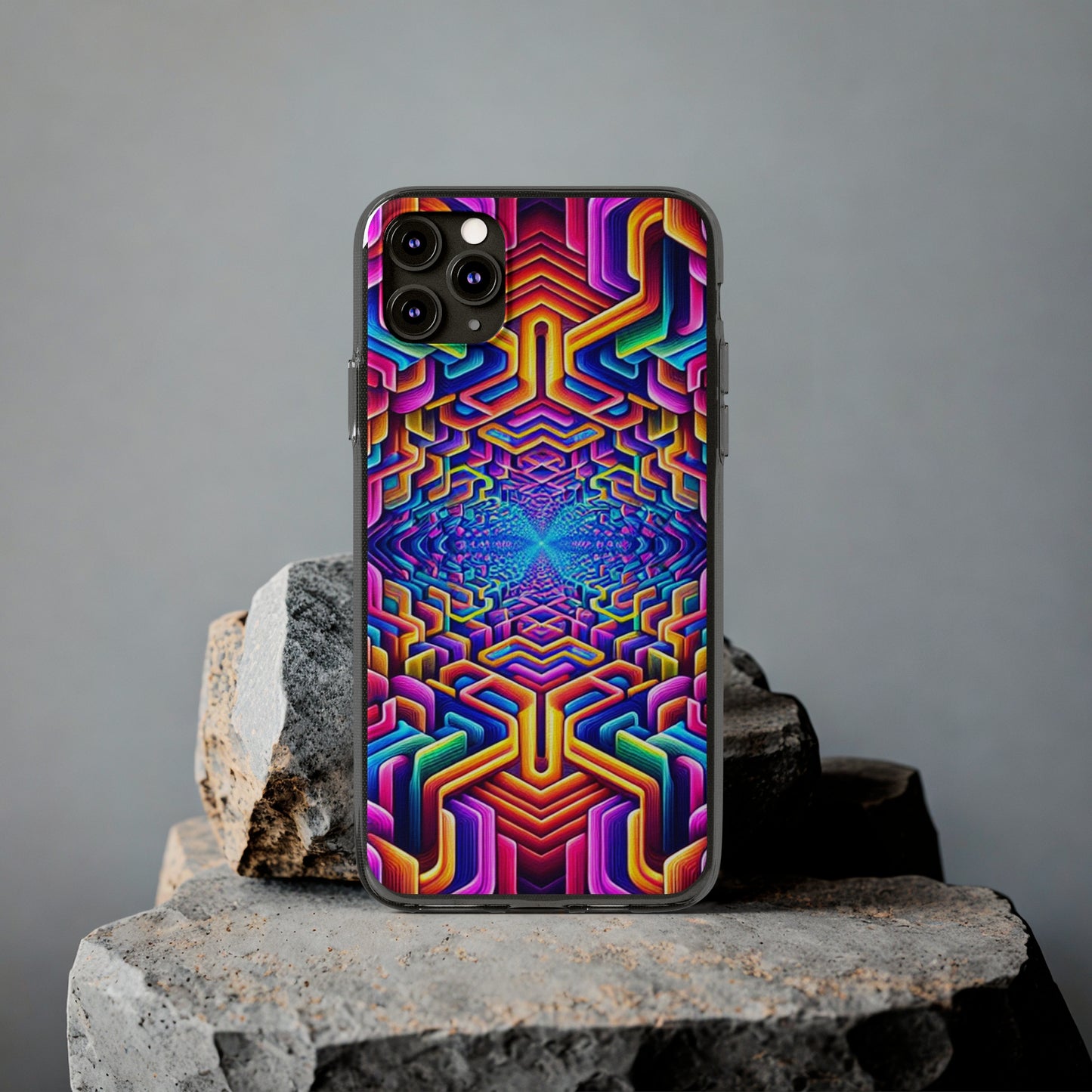 Vibrant Trippin' Infinity Infinity Patterns Art Polycarbonate Phone Case