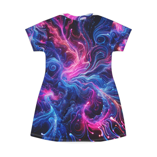 Optic Opulence. Infinity Patterns Womans T Shirt Dress