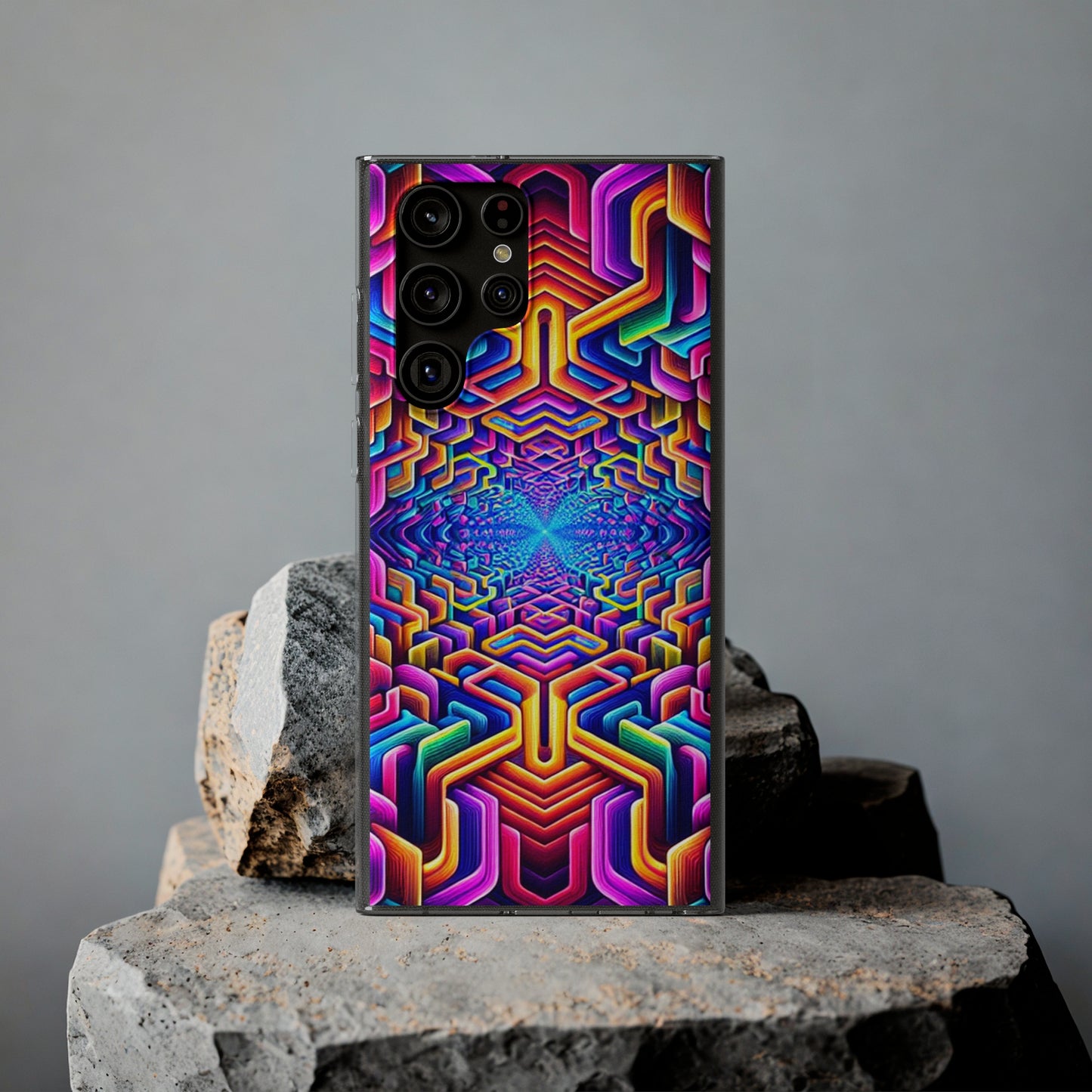 Vibrant Trippin' Infinity Infinity Patterns Art Polycarbonate Phone Case