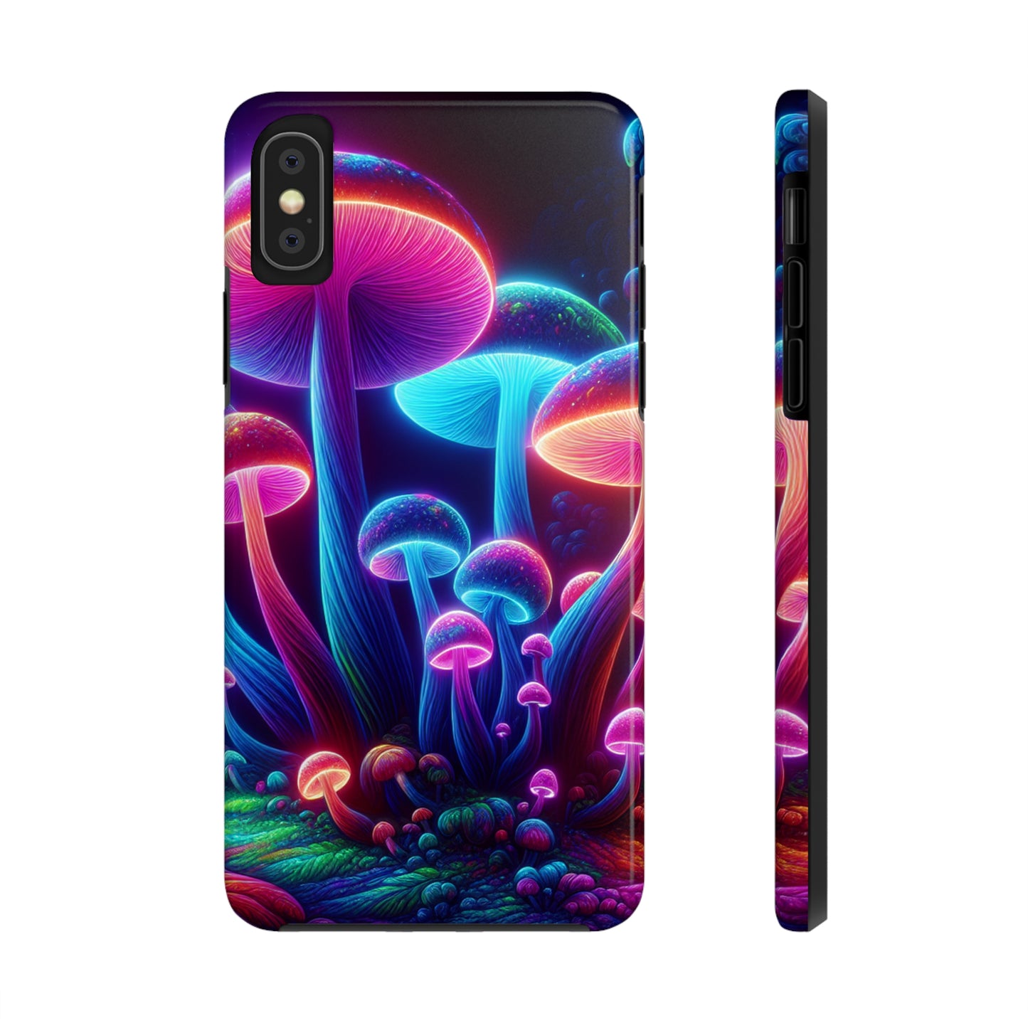 Neon Psychedelic Pupal Art NEON Unicorns Tough Phone Case Iphone 7 8 9 10 11 12 13 14 Pro Max Mini Plus XR XS SE