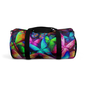 Butterfly Neon Glow - Neon Butterflies Duffle Bag