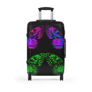 "Neon Flutterings" - Neon Butterflies Suitcase