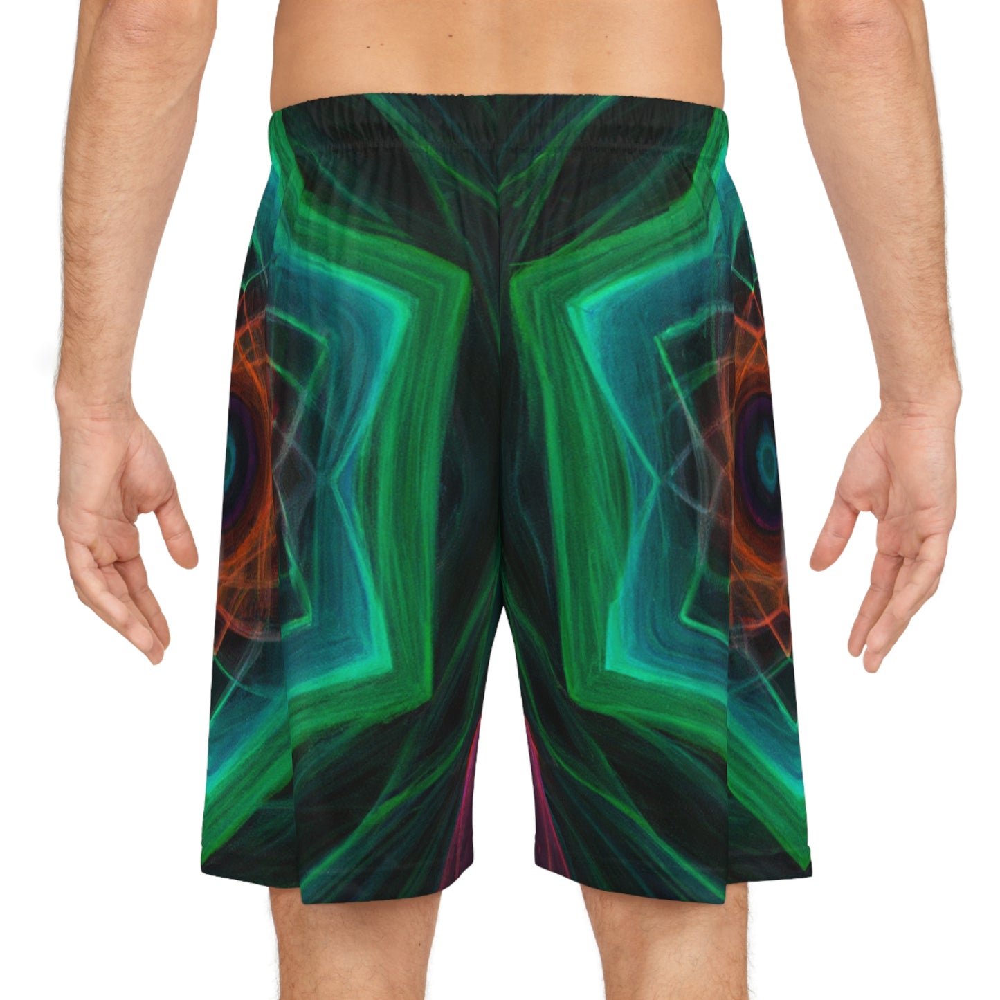 Gianni di Firenze. - Trippy Infinity Patterns Rave Shorts