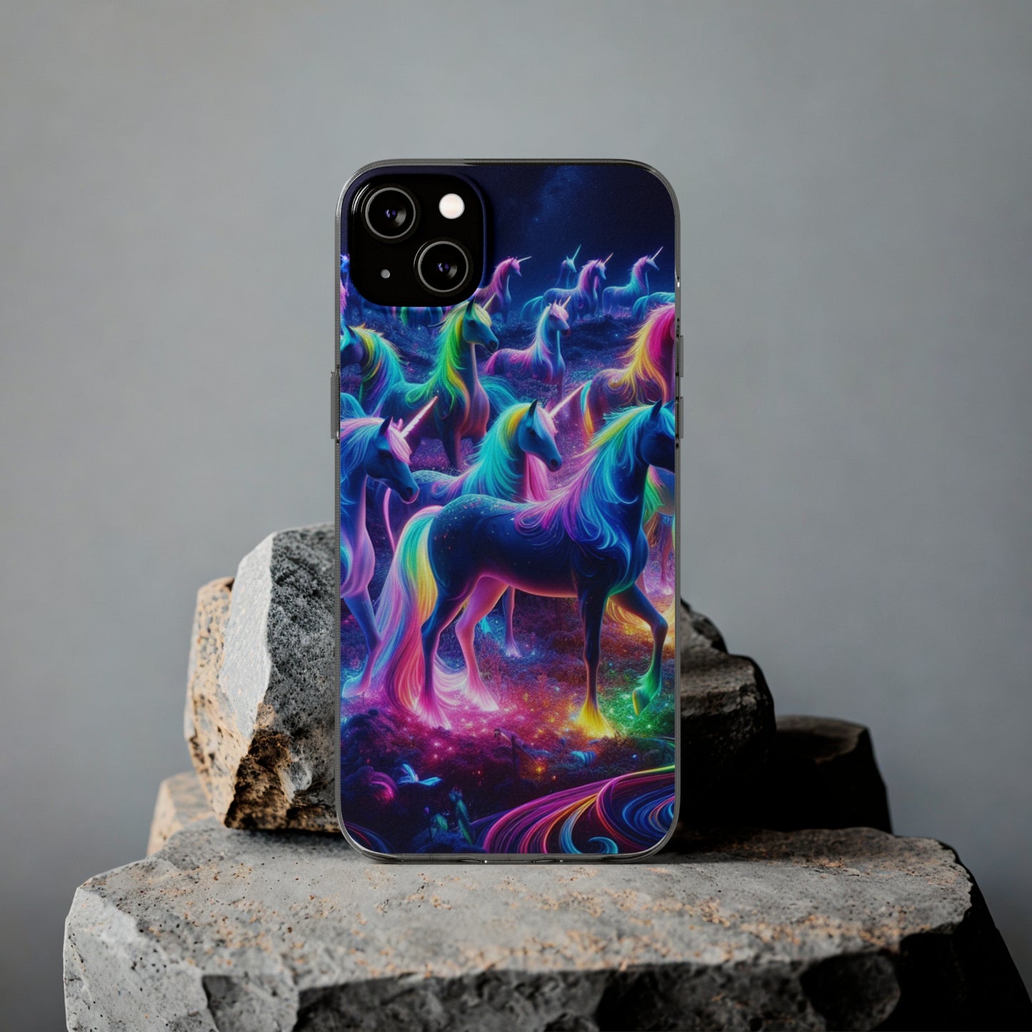 Neon Unicorn Spectacle. NEON Unicorns Art Polycarbonate Phone Case Samsung Galaxy s21 s22 Google Pixel 6 Iphone 11 12 13 14 Pro Max Mini Plus