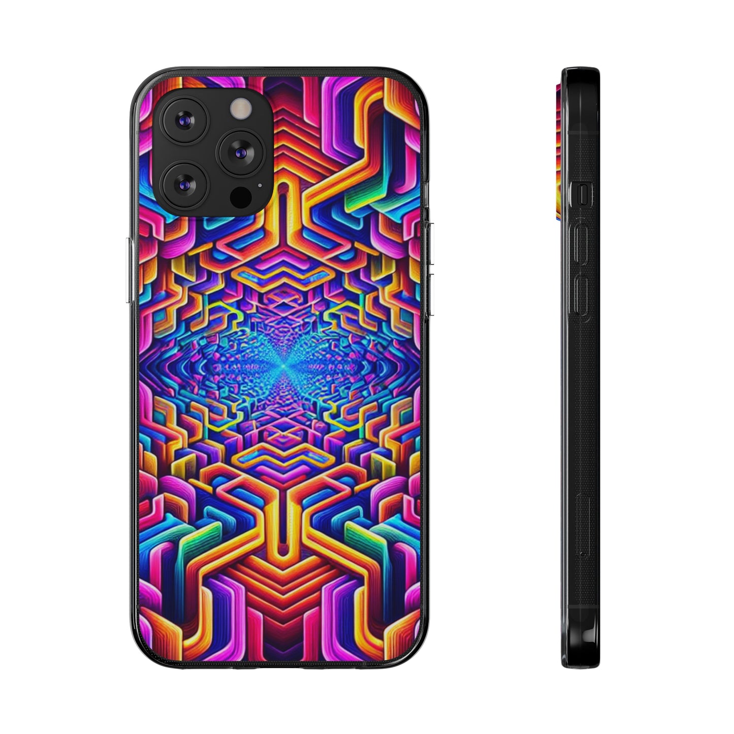 Vibrant Trippin' Infinity Infinity Patterns Art Polycarbonate Phone Case