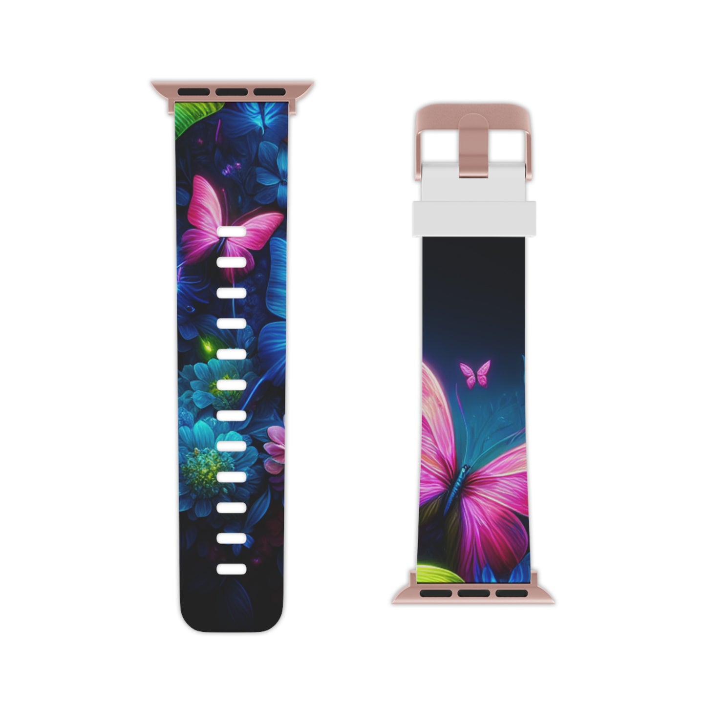 "Neon Dreams" - NEON Butterflies Iwatch Band