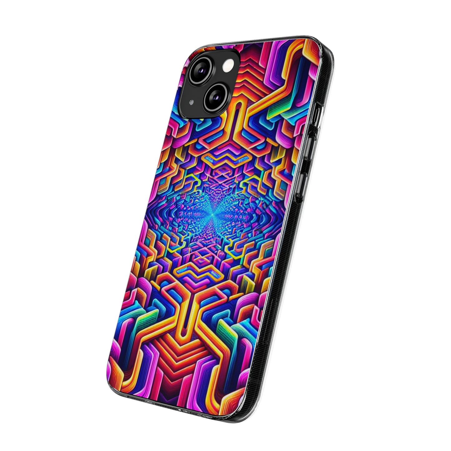 Vibrant Trippin' Infinity Infinity Patterns Art Polycarbonate Phone Case