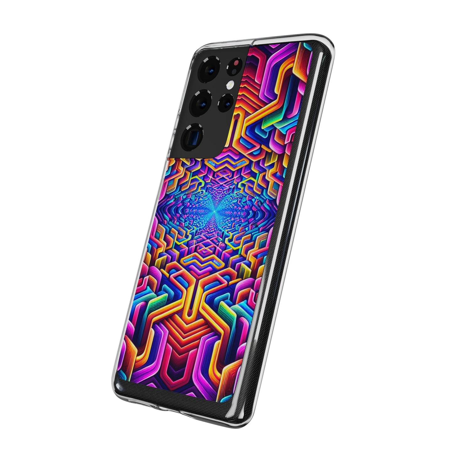 Vibrant Trippin' Infinity Infinity Patterns Art Polycarbonate Phone Case