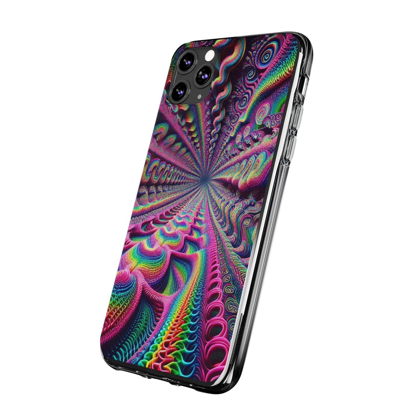 VibrancyInfiniteNeonacopia Infinity Patterns Art Polycarbonate Phone Case