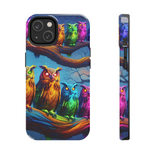Neon Nocturnal Jazz NEON Owls Tough Phone Case