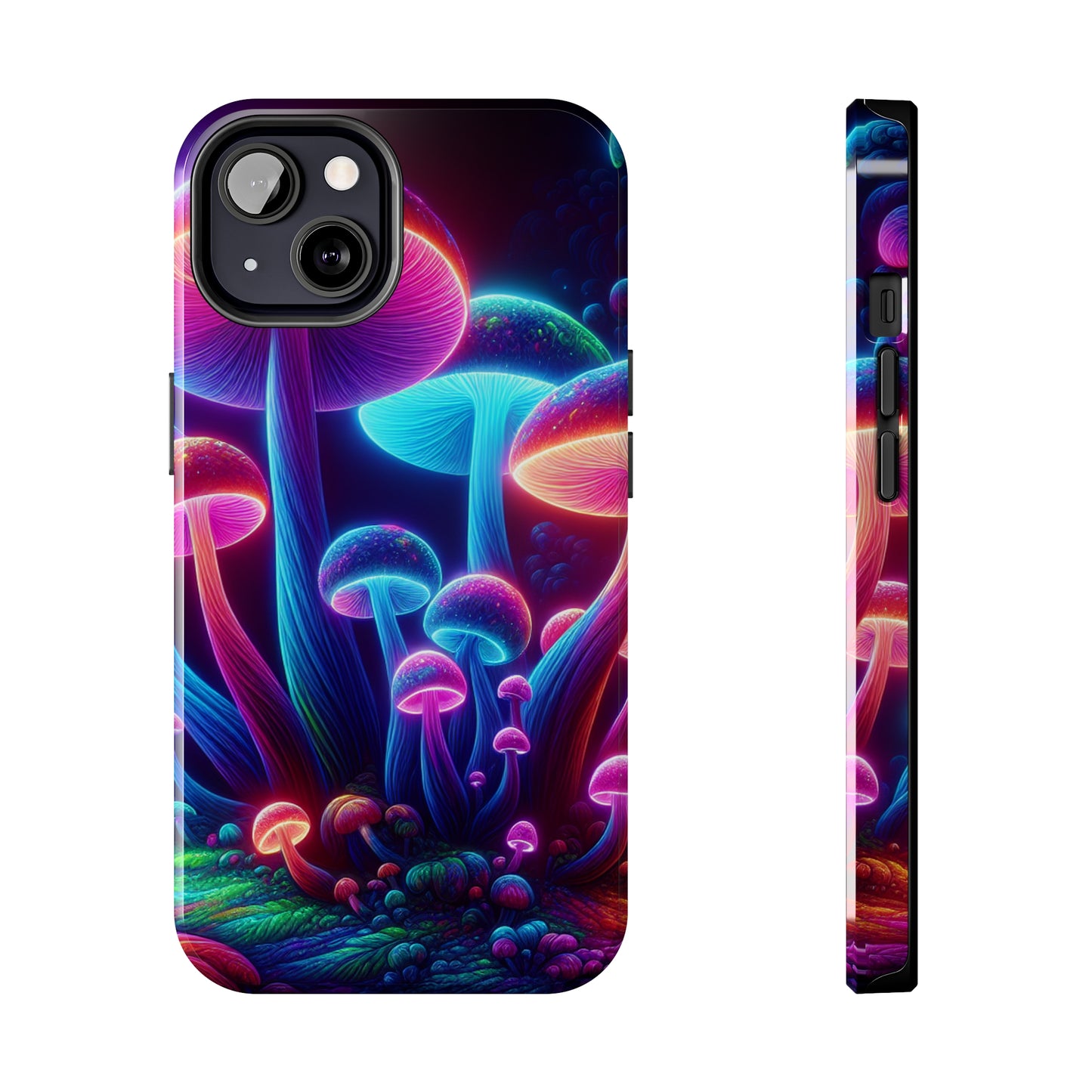 Neon Psychedelic Pupal Art NEON Unicorns Tough Phone Case Iphone 7 8 9 10 11 12 13 14 Pro Max Mini Plus XR XS SE