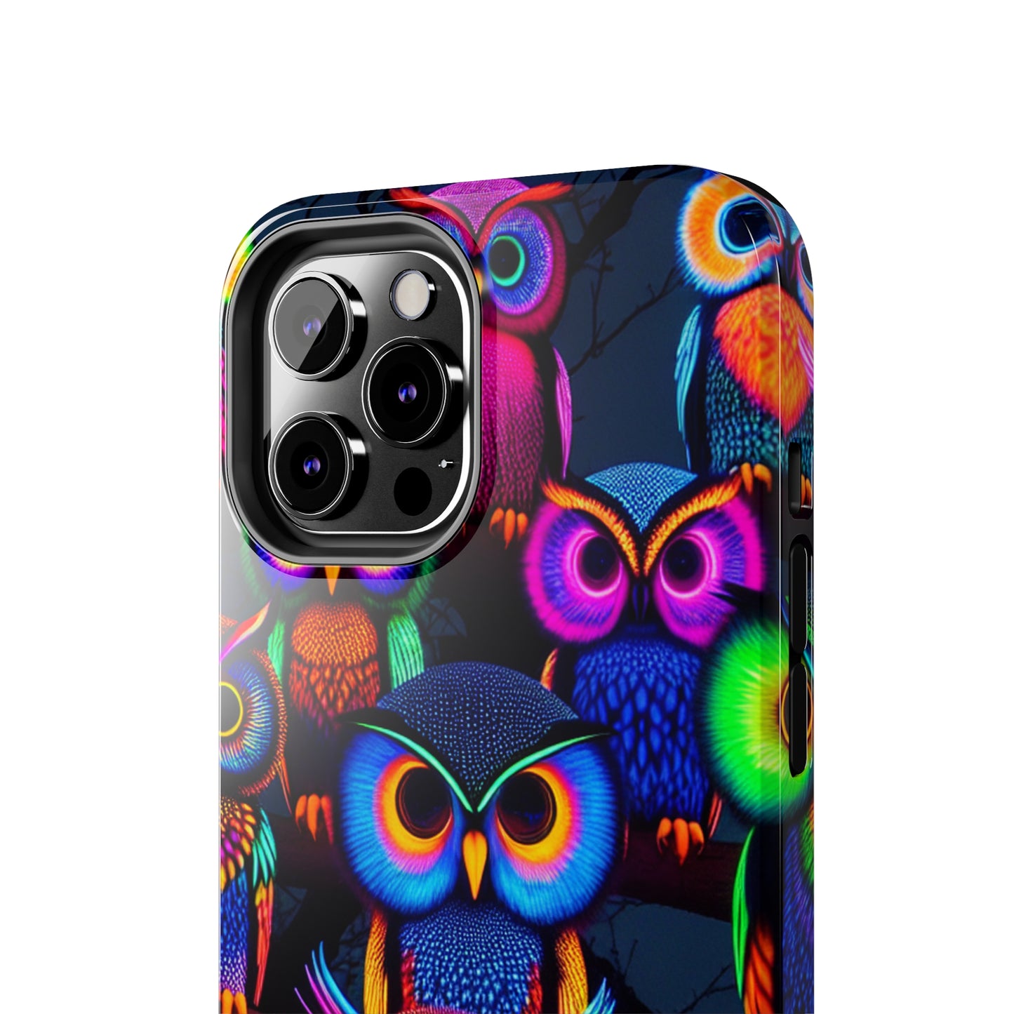 Neon Gloowls. NEON Owls Tough Phone Case