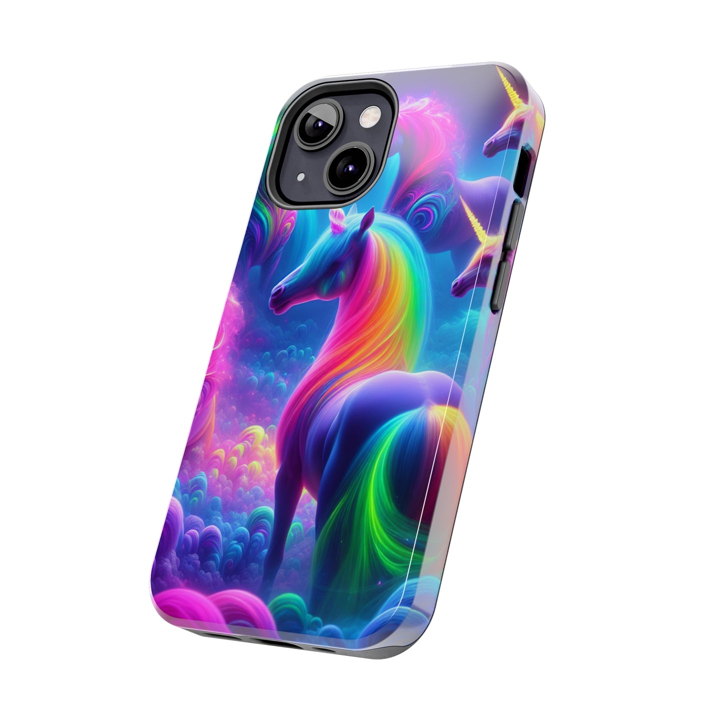 "Dreamworld Enchantment" NEON Unicorns Tough Phone Case
