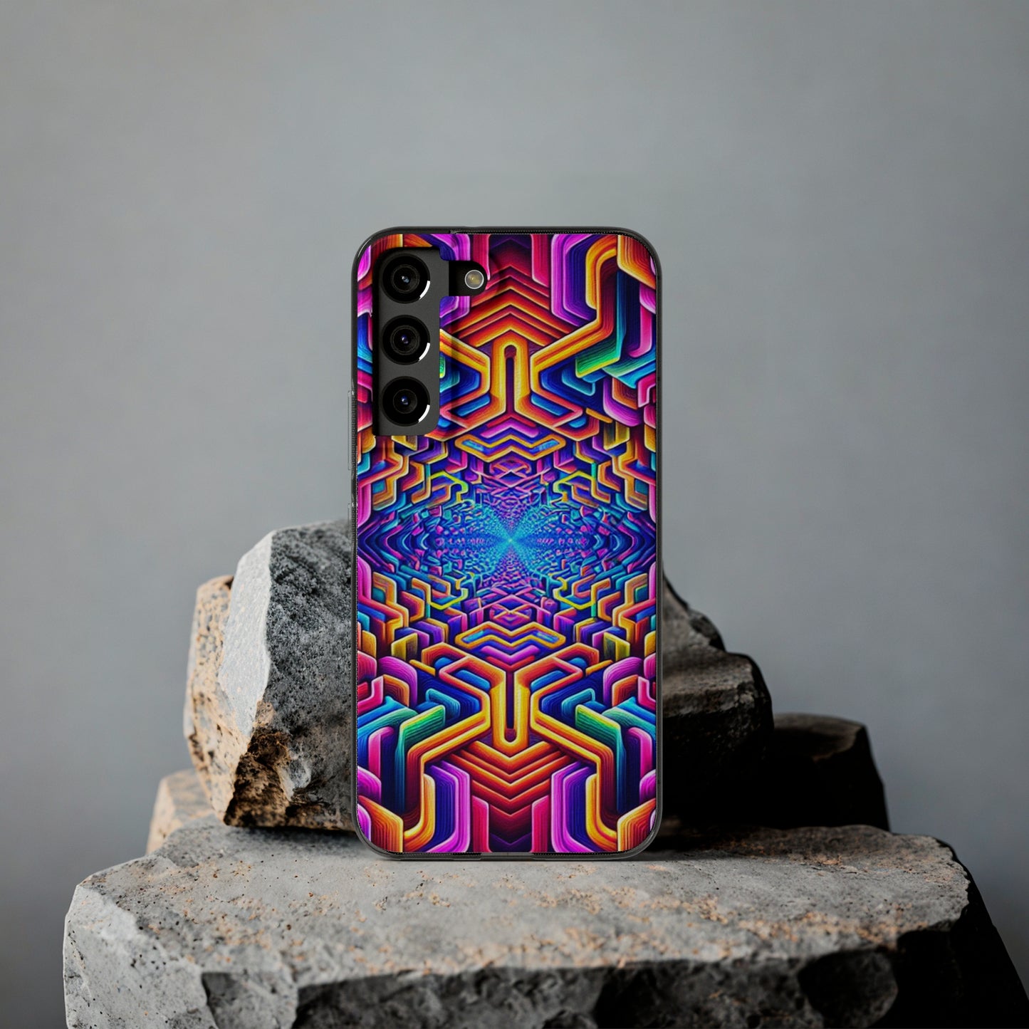 Vibrant Trippin' Infinity Infinity Patterns Art Polycarbonate Phone Case