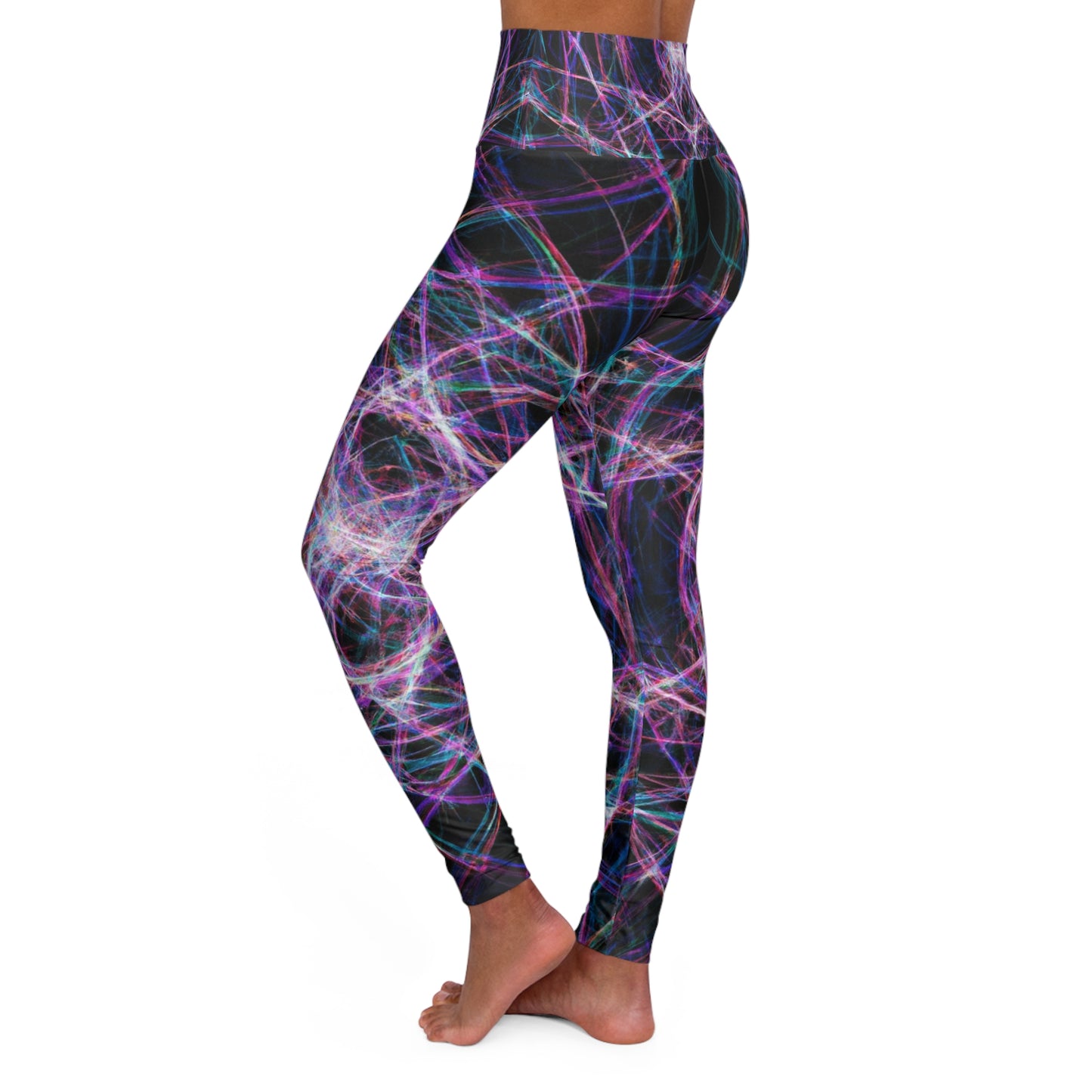 Vibrant Infinity Parallax - Trippy Infinity Patterns Leggings