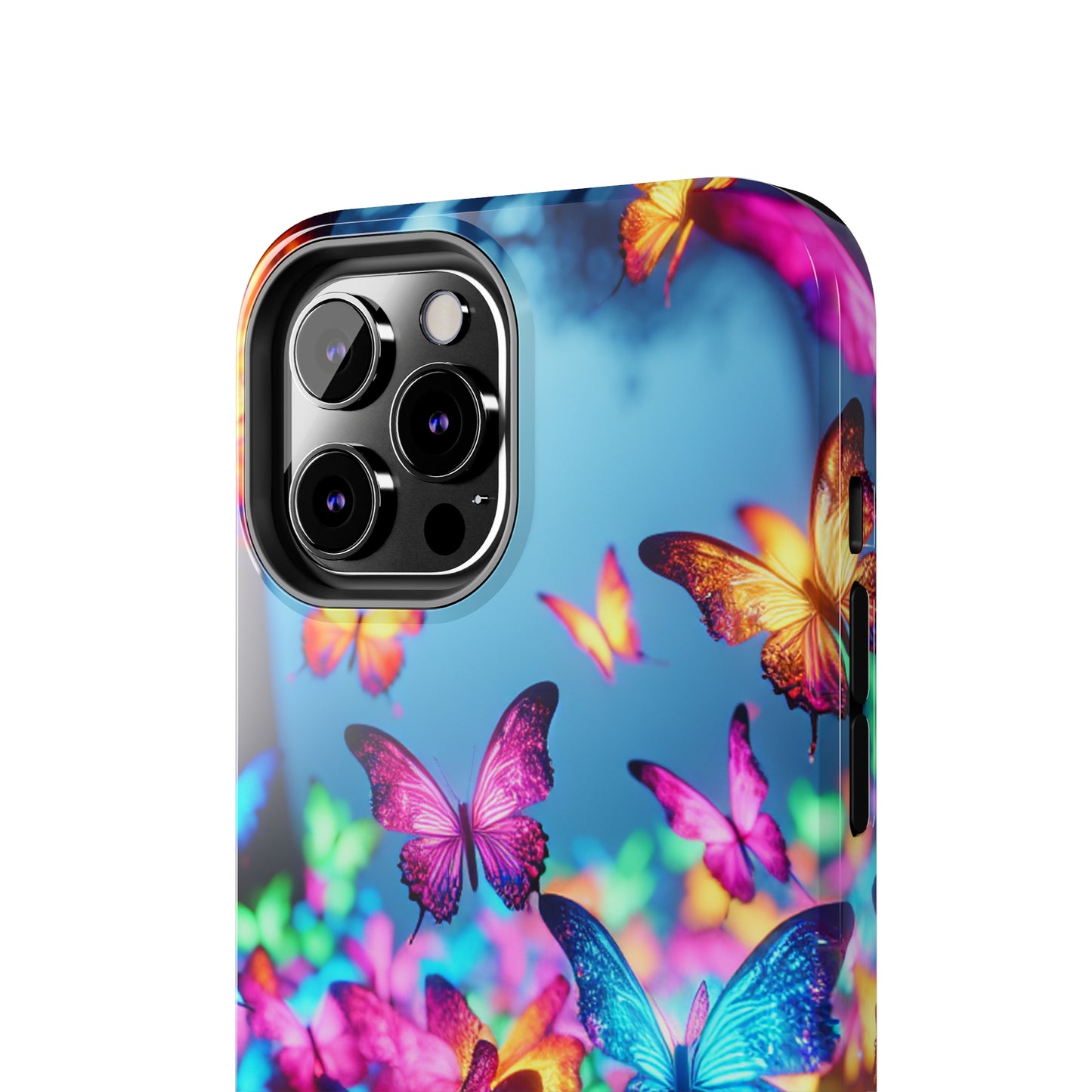 "Neon Butterflies Awakening" NEON Butterflies Tough Phone Case