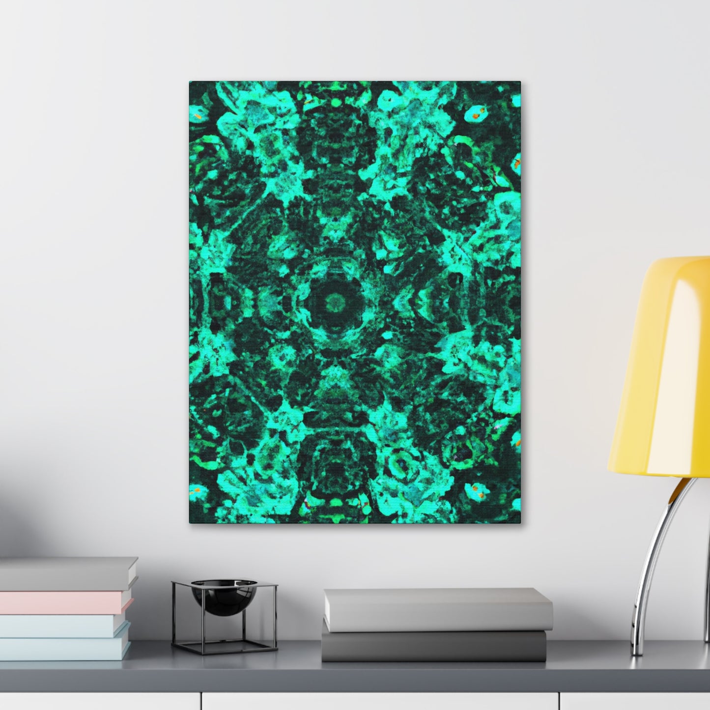 Cosmic Synesthesia Explosion. Trippy Infinity Patterns Art Canvas